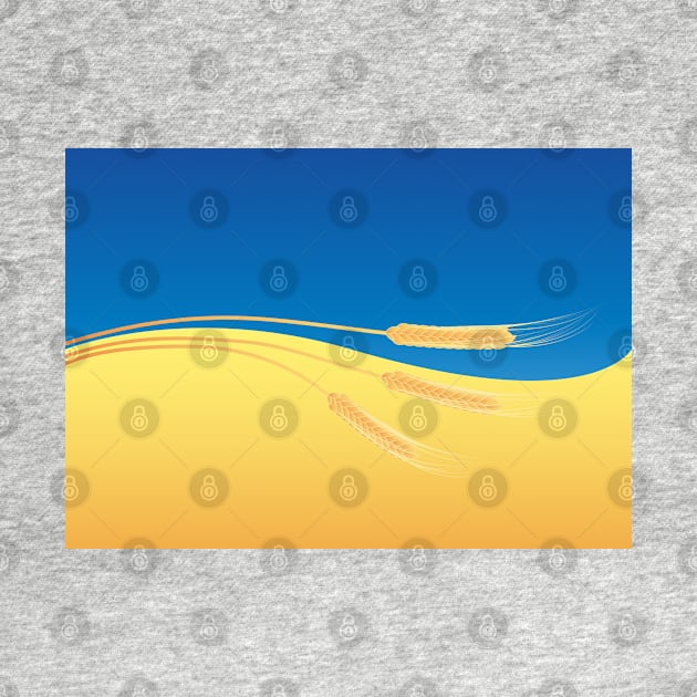 Ukrainian Flag by tashashimaa